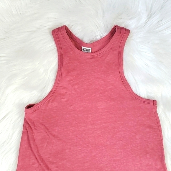 2016 Victoria's Secret PINK Dusty Pink Sleepwear Chunky Tank Top Womens Sz XS - Picture 4 of 13